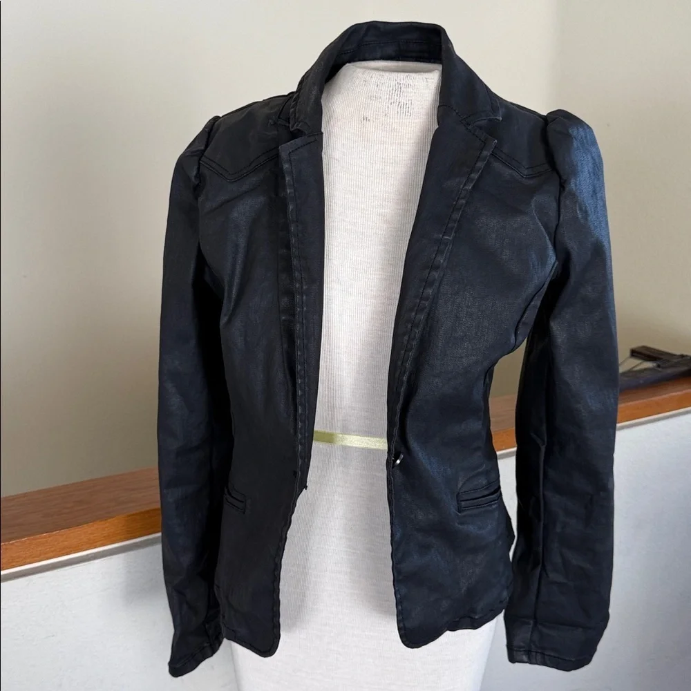 INC International Concepts Black Blazer